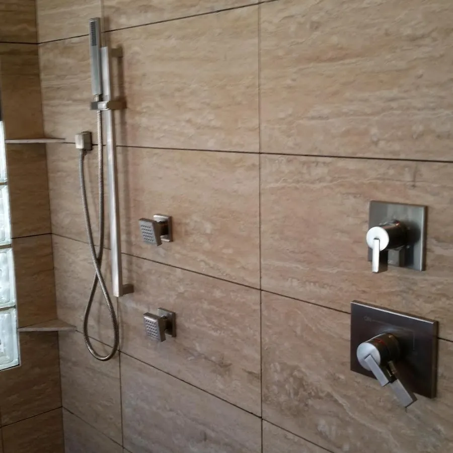 Shower fixture installation for Frozen Pipe Repair in La Follette